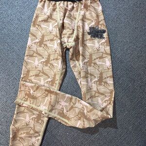 Kids Tan Crawfish compression pants